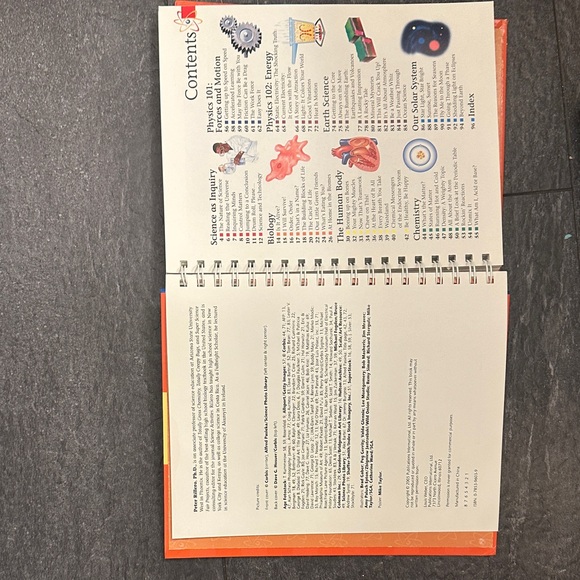 Orange Science Book - Picture 2 of 2